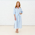 Caryn Lawn Coco Dress Seersucker Blue