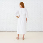 Caryn Lawn Coco Dress Seersucker White