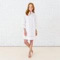 Caryn Lawn Lauren Dress White