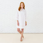 Caryn Lawn Lauren Dress White