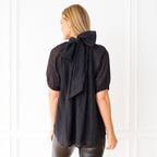 Ryan Holiday Bow Top Black