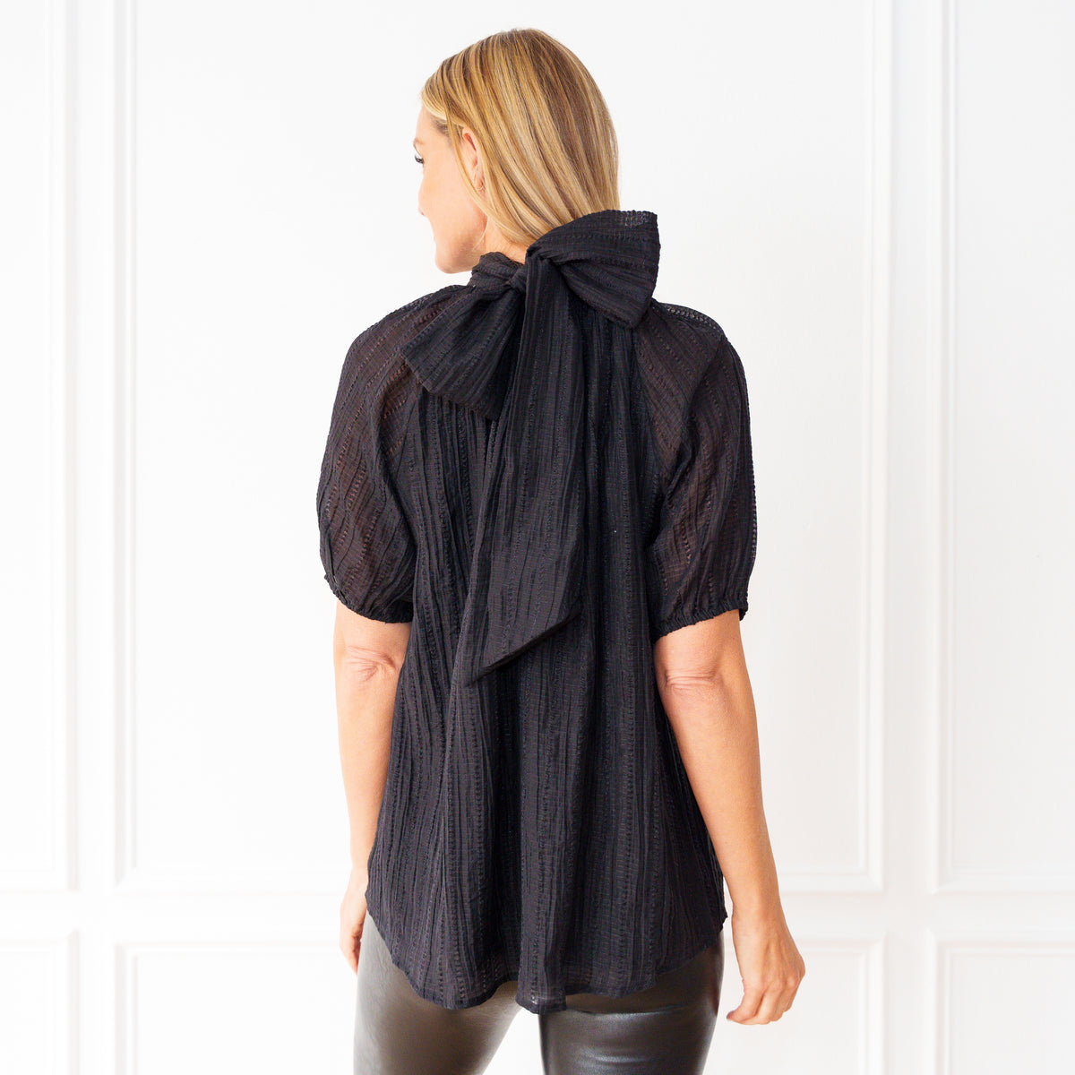 Ryan Holiday Bow Top Black