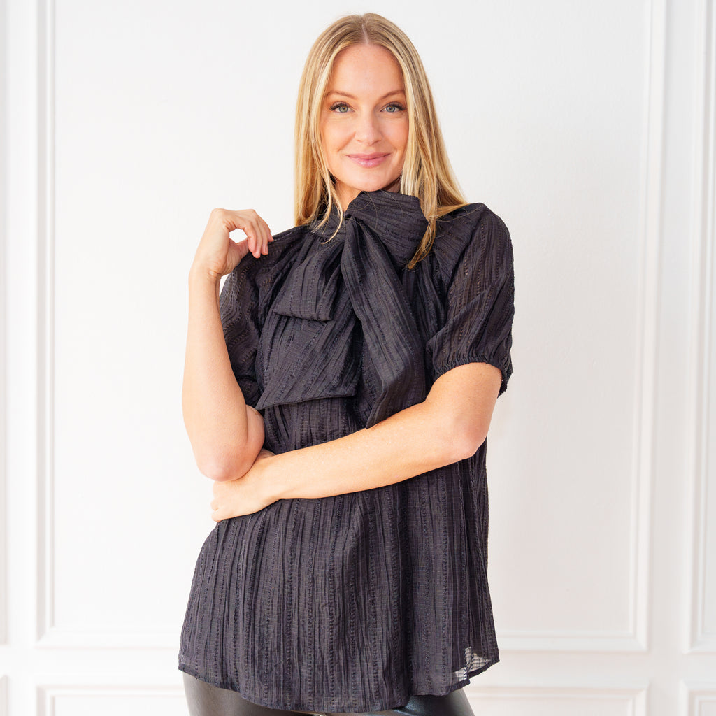 Ryan Holiday Bow Top Black