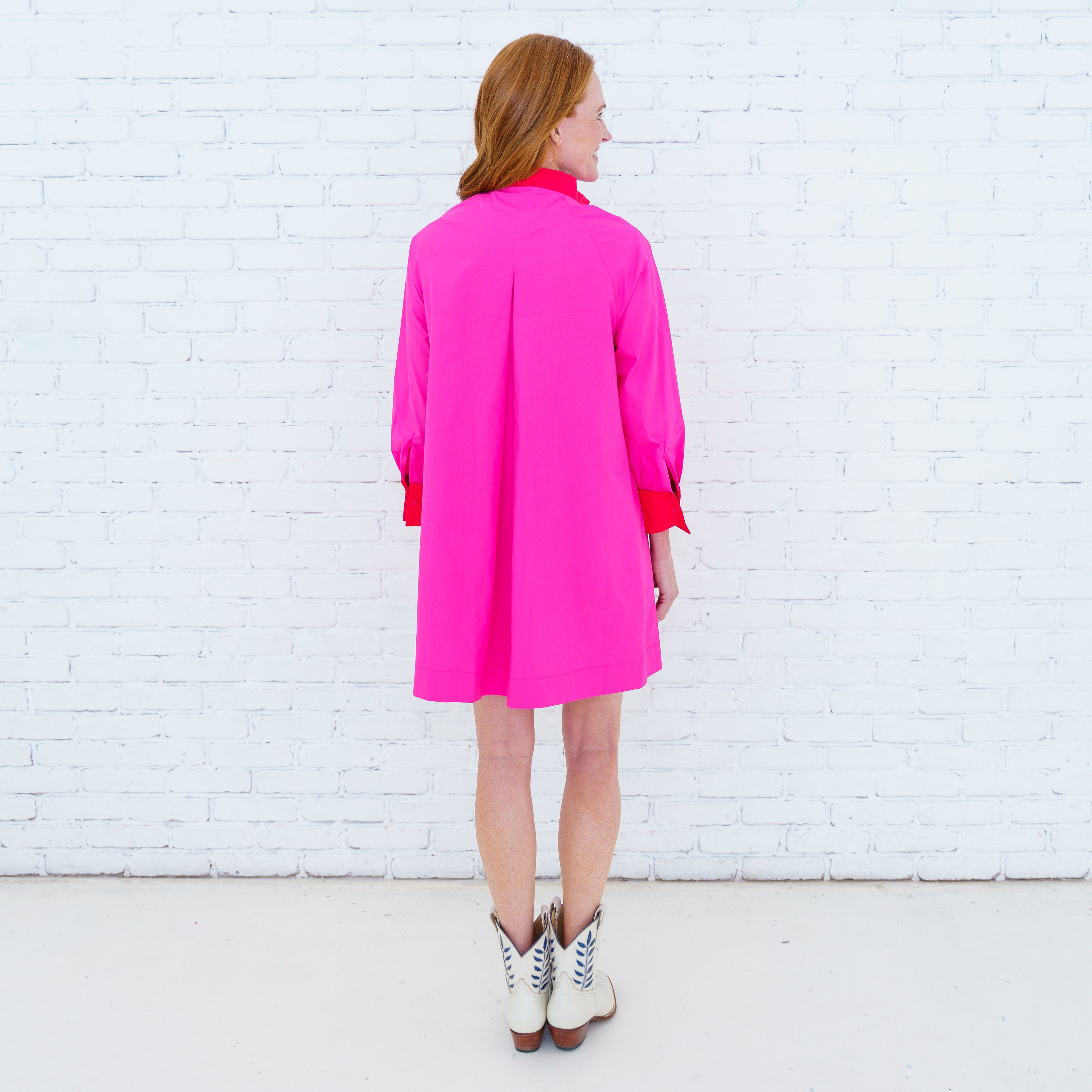 Lola Dress Hot Pink/Red