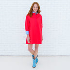 Lola Dress Red/Blue