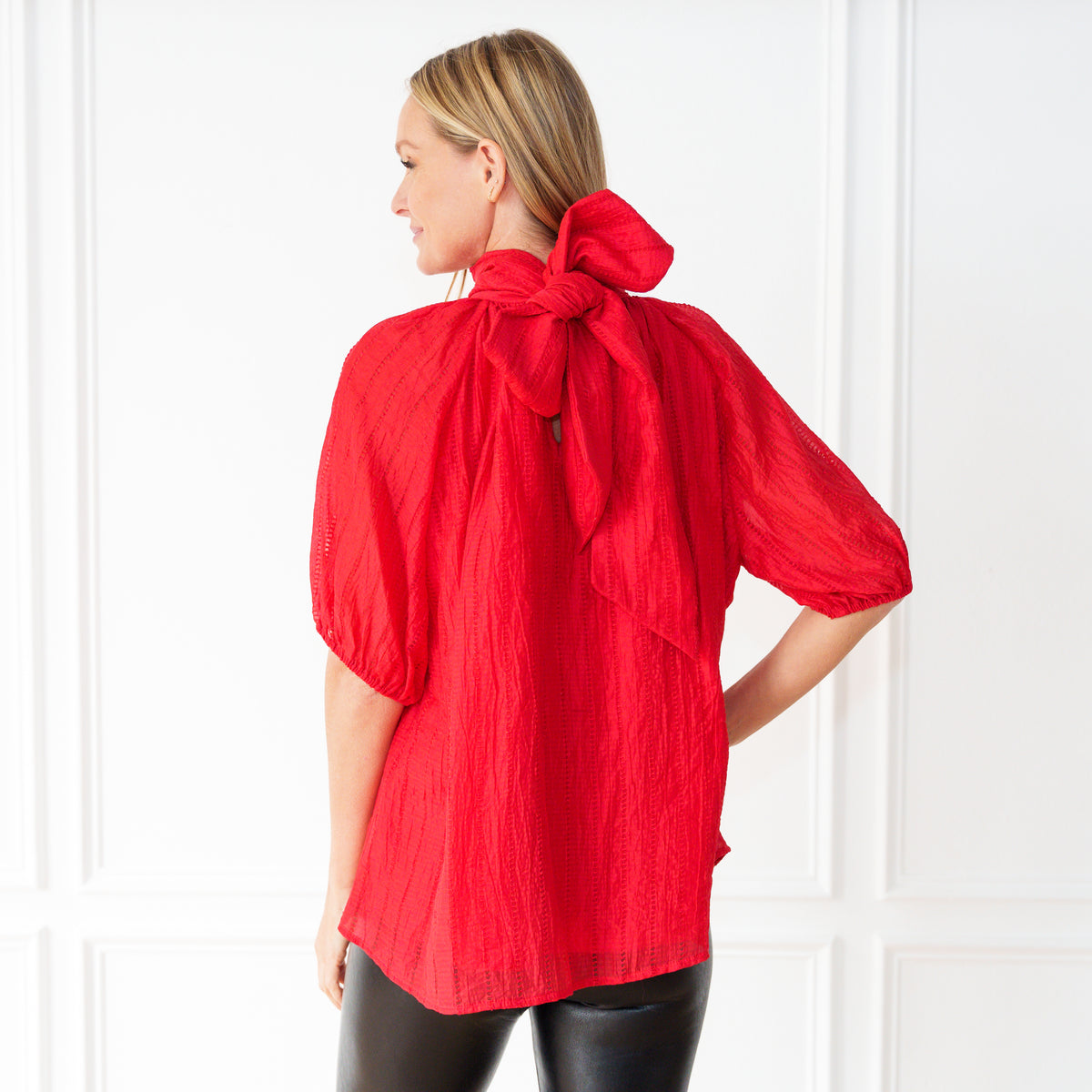 Ryan Holiday Bow Top Red