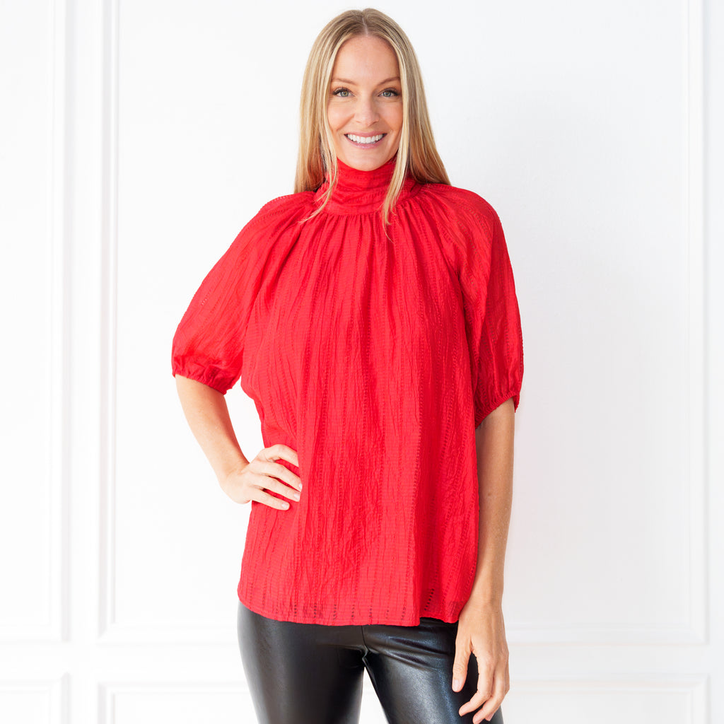 Ryan Holiday Bow Top Red