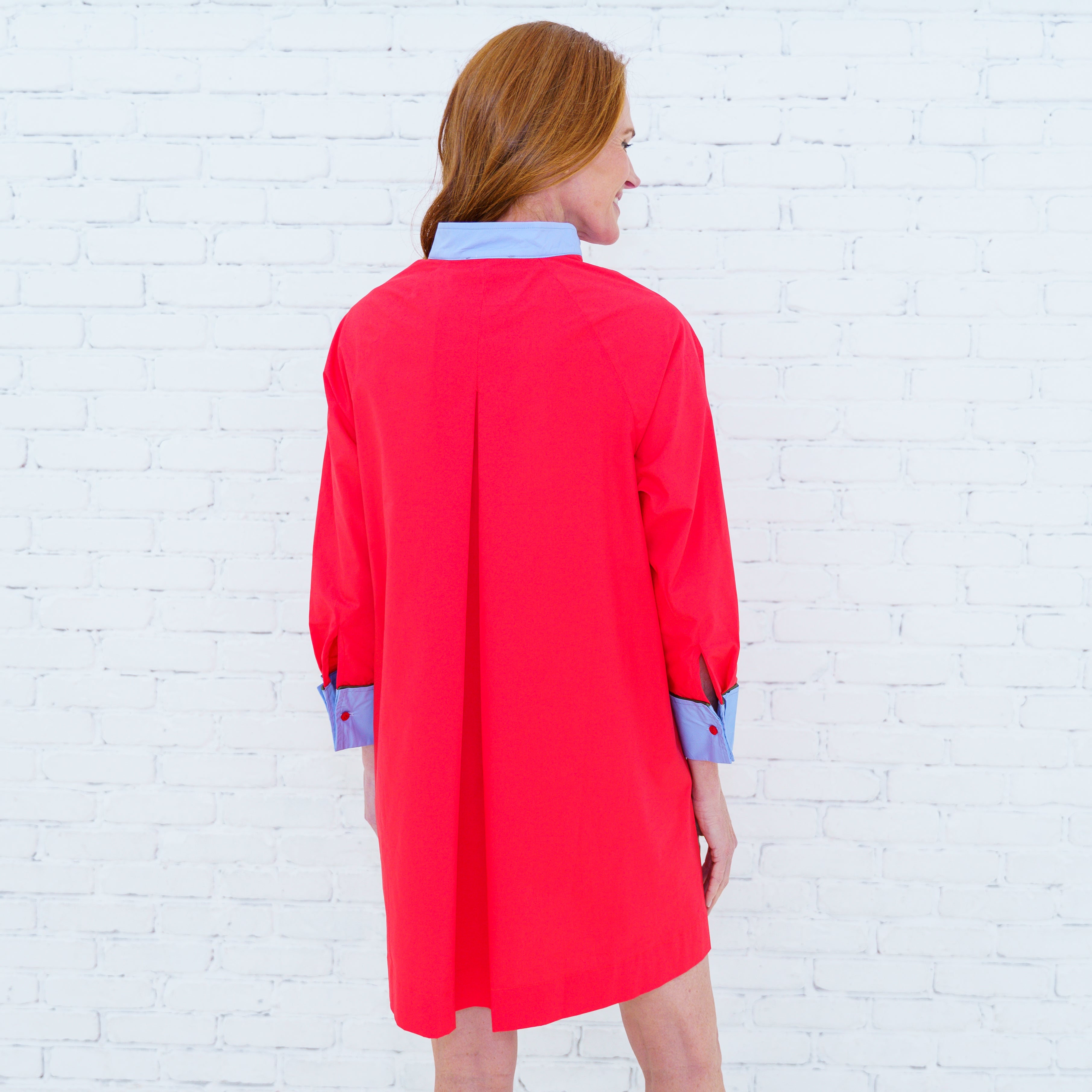 Lola Dress Red/Blue