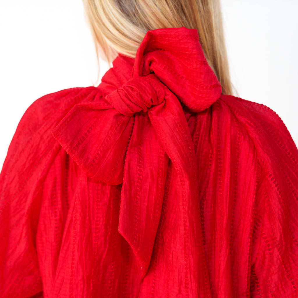 Ryan Holiday Bow Top Red
