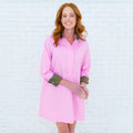 Lola Dress Pink/Olive