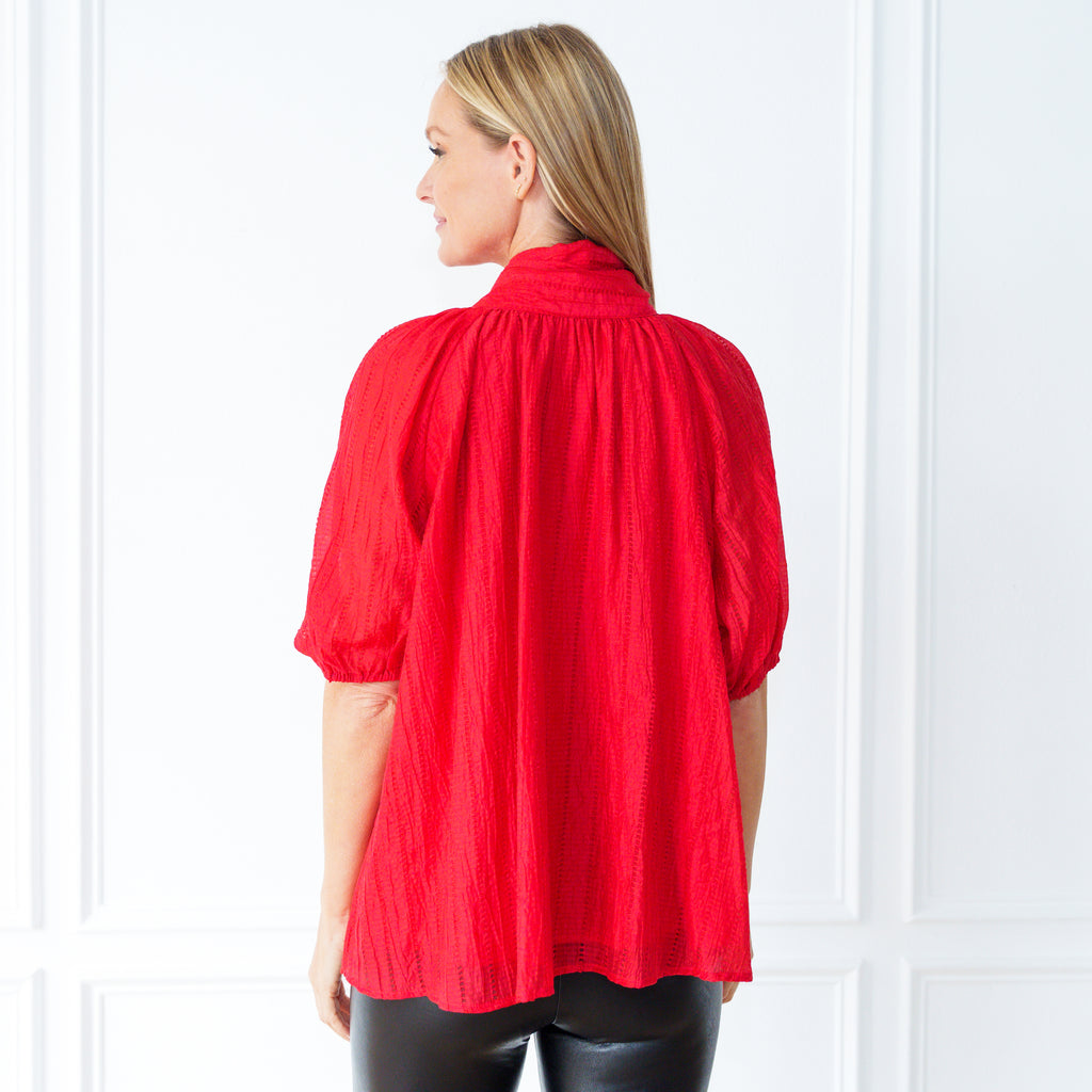 Ryan Holiday Bow Top Red