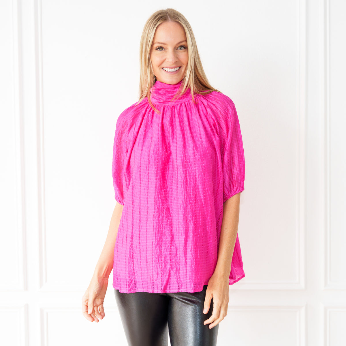 Ryan Holiday Bow Top Hot Pink