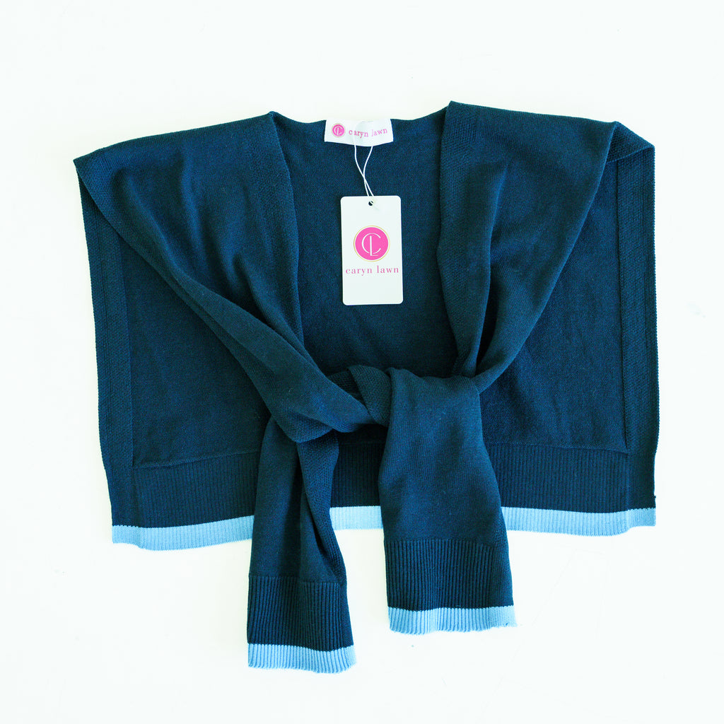 Caryn Cardi Navy/Light Blue