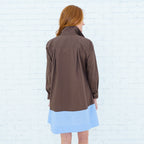 Mini Mimi Dress Mocha/Blue