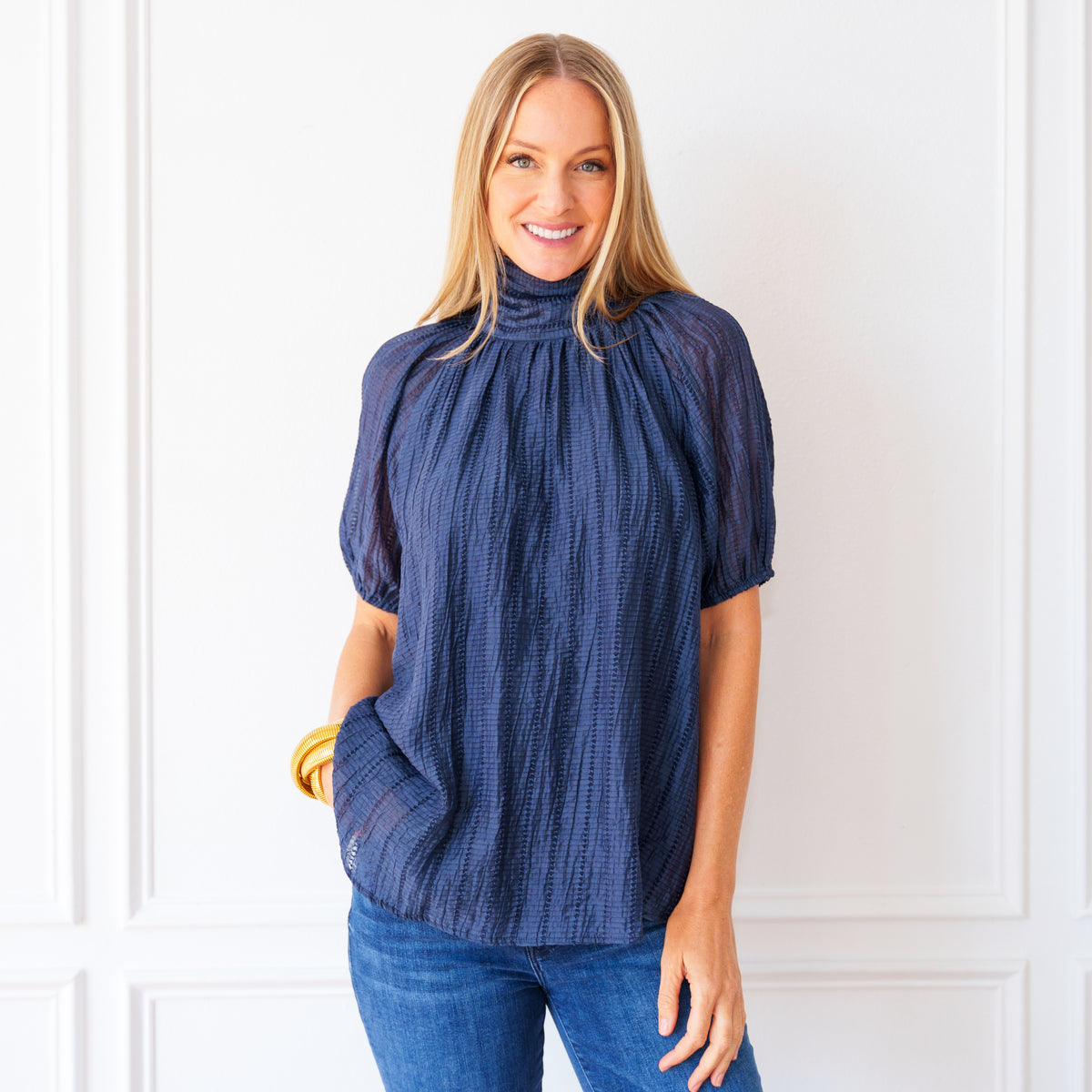 Ryan Holiday Bow Top Navy