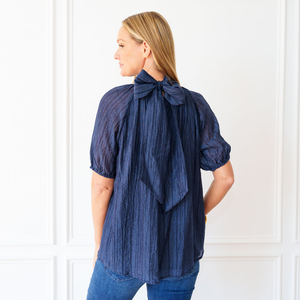 Ryan Holiday Bow Top Navy