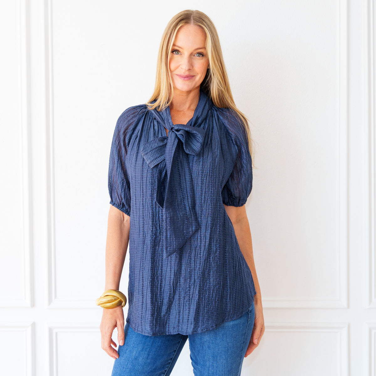 Ryan Holiday Bow Top Navy