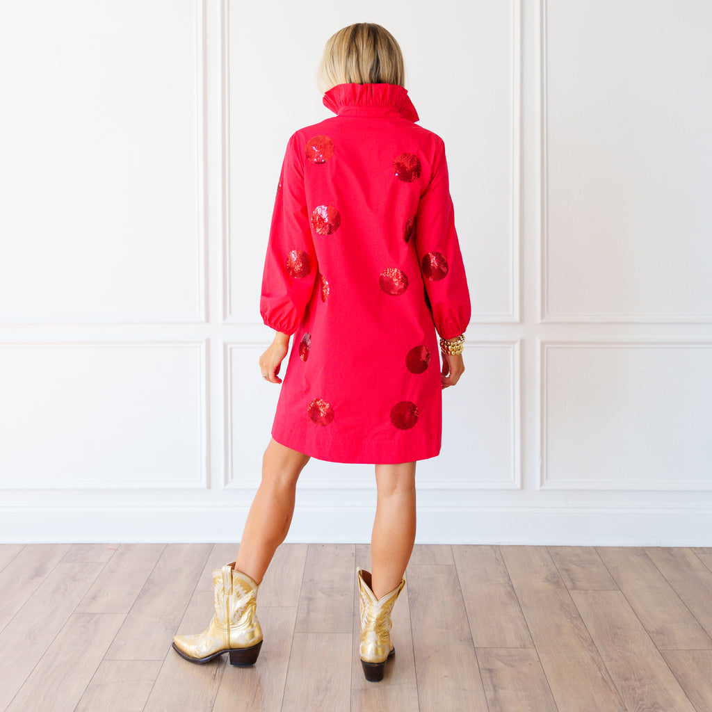 Georgina Dress Red