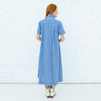 Millie Dress Blue/Navy Stripe
