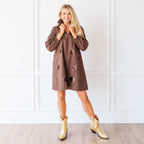 Georgina Dress Brown