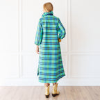 Poppy Dress Plaid Green