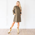 Chloe Dress Olive