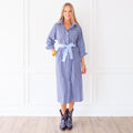 Libby Stripe Dress Blue