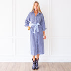 Libby Stripe Dress Blue