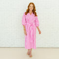 Coco Palm Beach Dress Red And Pink