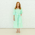 Coco Palm Beach Dress Green and Blue