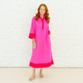 Caryn Lawn Carrie Long Dress Pink