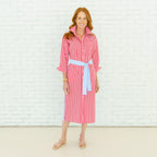 Libby Stripe Dress Red