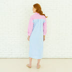 Caryn Lawn Libby Stripe Dress Pink