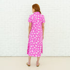 Caryn Lawn Millie Burst Dress Pink