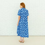 Caryn Lawn Millie Burst Dress Navy