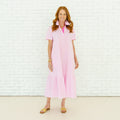 Caryn Lawn Maddie Dress Pink Stripe