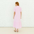 Caryn Lawn Maddie Dress Pink Stripe