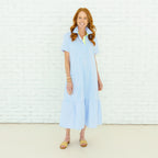 Caryn Lawn Maddie Dress Wedgewood