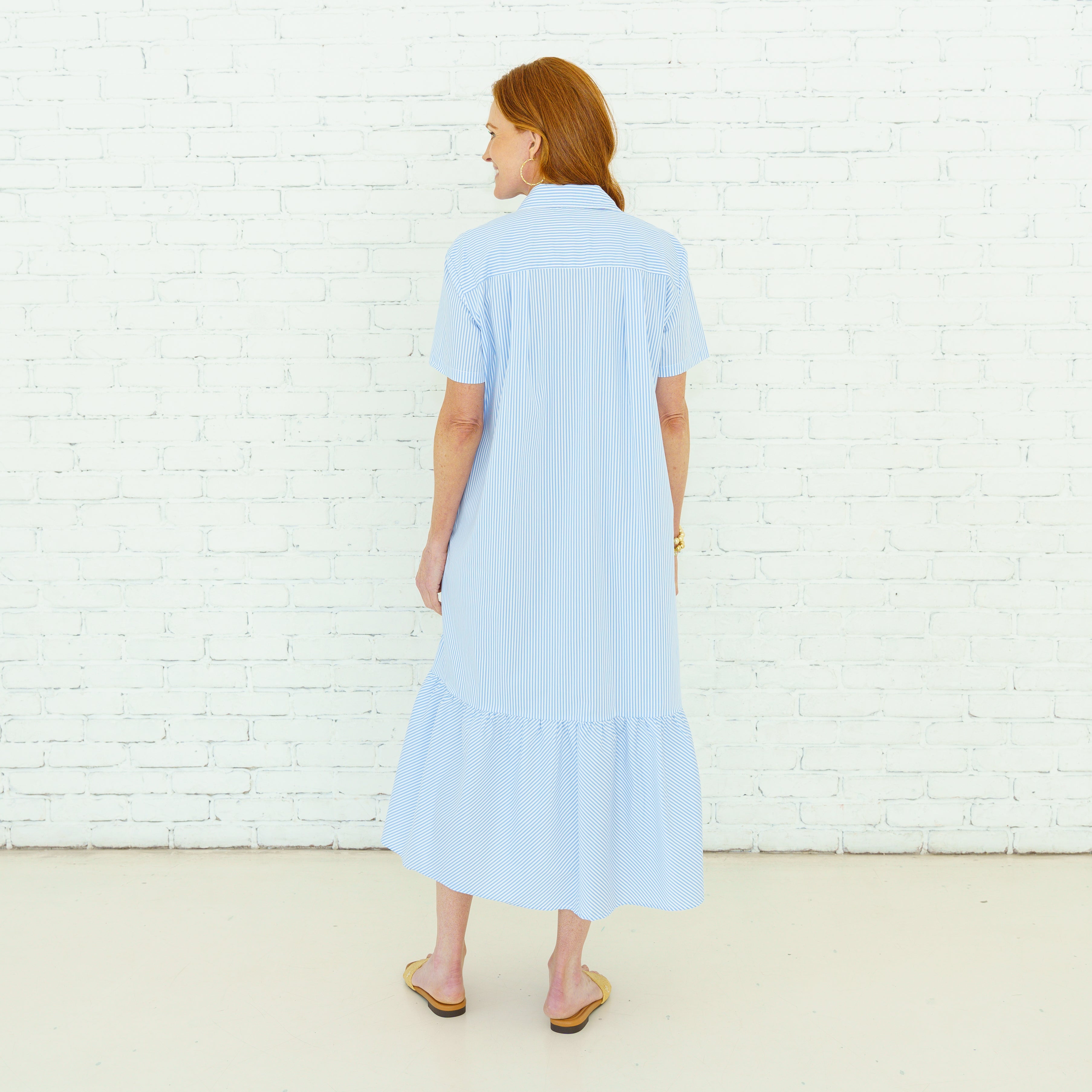 Caryn Lawn Maddie Dress Wedgewood