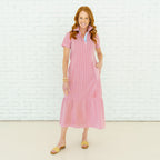 Caryn Lawn Maddie Dress Red