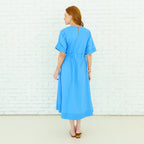 Caryn Lawn Ali Dress Blue