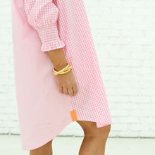 Load image into Gallery viewer, Caryn Lawn Kimberly Dress Opposite Gingham Pink