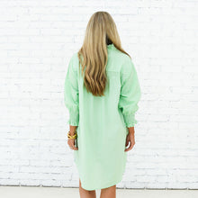 Load image into Gallery viewer, Caryn Lawn Kimberly Dress Opposite Gingham Green