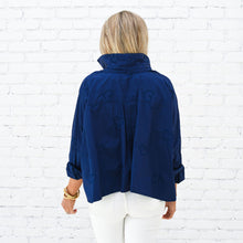 Load image into Gallery viewer, Caryn Lawn Abby Swing Heart Top Navy