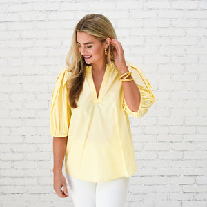 Caryn Lawn Anna Top Butter