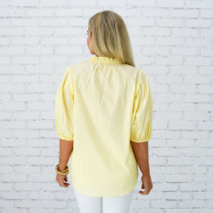 Caryn Lawn Anna Top Butter