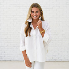 Load image into Gallery viewer, Caryn Lawn Abby Swing Heart Top White