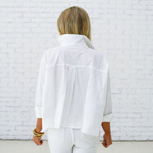 Load image into Gallery viewer, Caryn Lawn Abby Swing Heart Top White