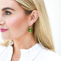 Caryn Lawn Grace Earring Green