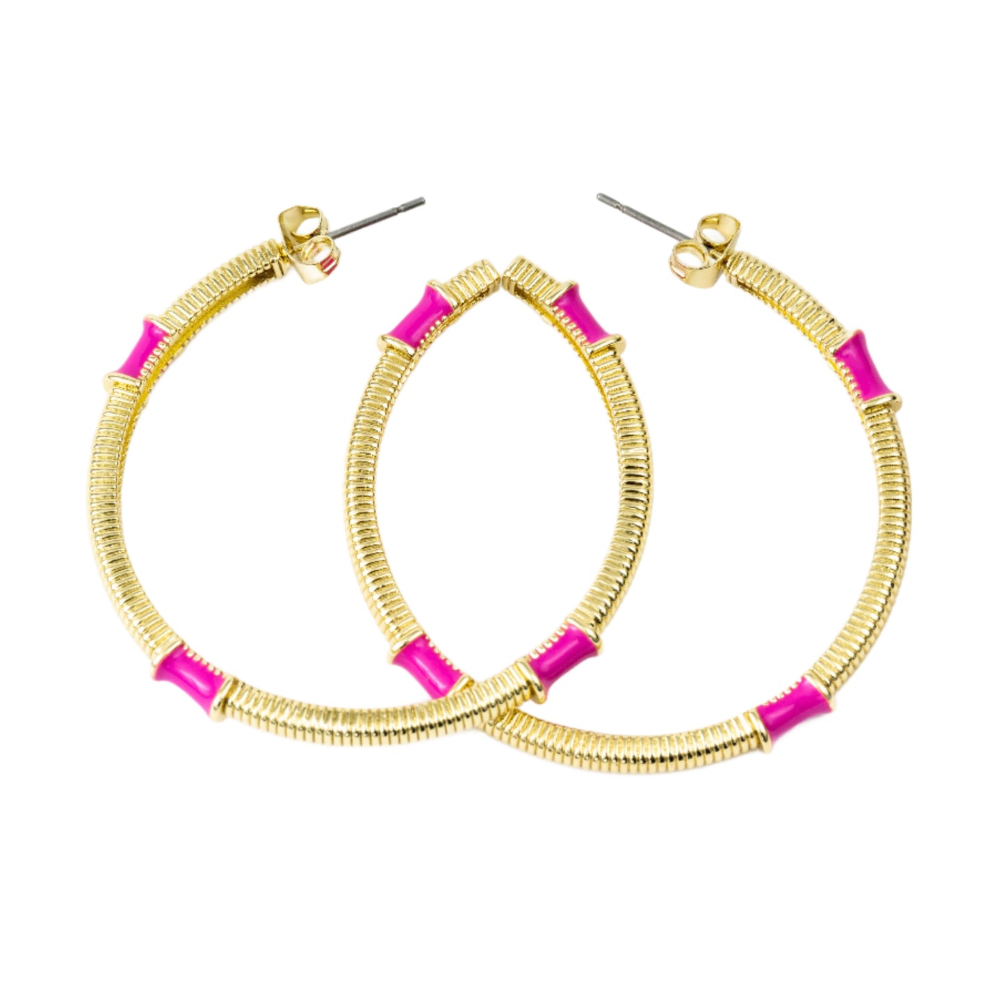 Caryn Lawn Jasmine Hoop Pink